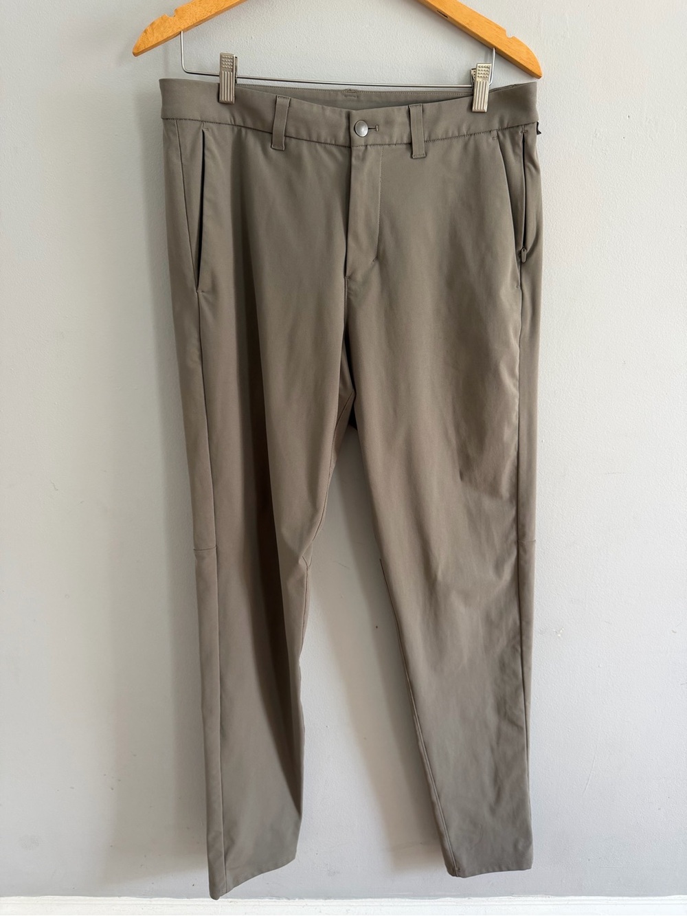Lululemon Commission Pants Slim Warp Stream Light Brown Nomad 30 X 37 (tall)